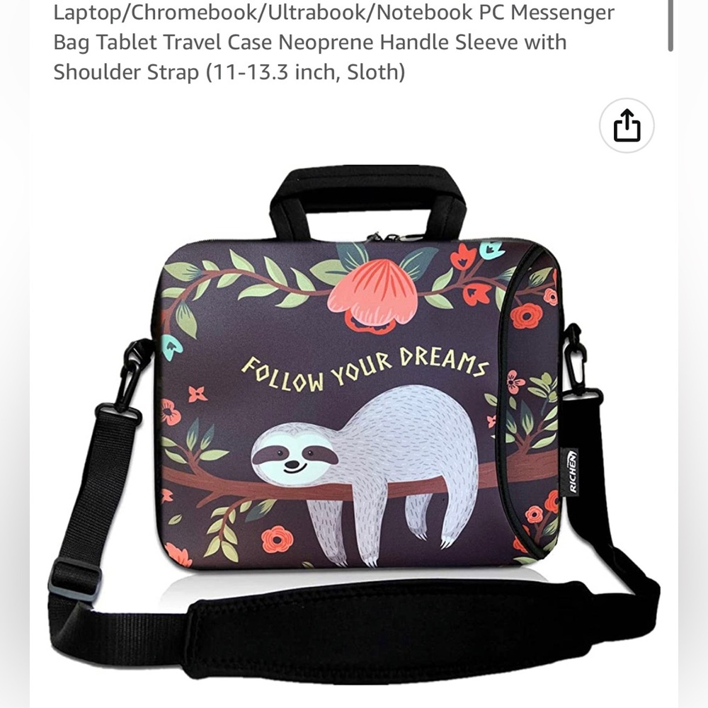 RICHEN 15” Canvas Laptop Bag